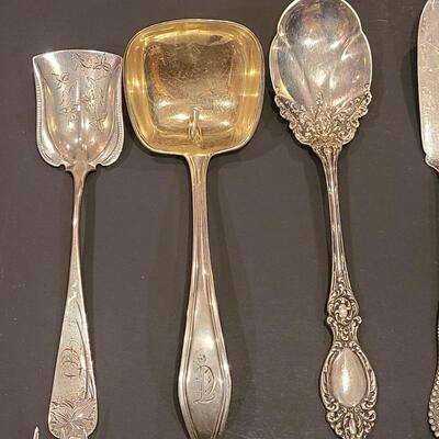 Lot J6: Mixed lot of Sterling Silver Service Flatware (11.4 ounces)