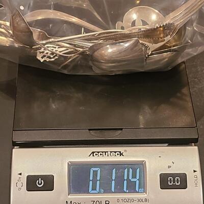 Lot J6: Mixed lot of Sterling Silver Service Flatware (11.4 ounces)