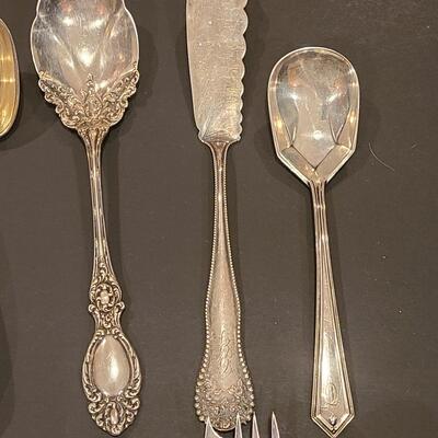 Lot J6: Mixed lot of Sterling Silver Service Flatware (11.4 ounces)