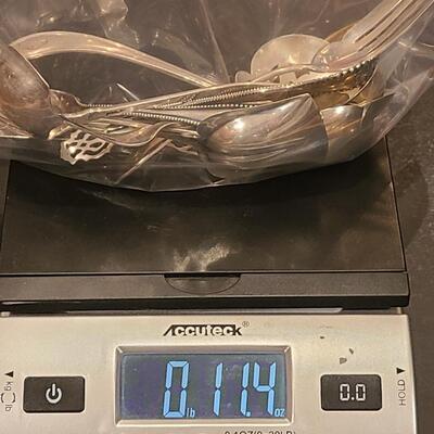 Lot J6: Mixed lot of Sterling Silver Service Flatware (11.4 ounces)
