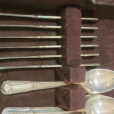 Lot J4: State House Sterling "Inaugural" Service for 12 (Lots of Extras) Over 11lbs.
