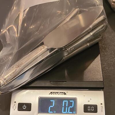 Lot J4: State House Sterling "Inaugural" Service for 12 (Lots of Extras) Over 11lbs.