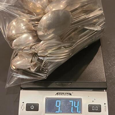 Lot J4: State House Sterling "Inaugural" Service for 12 (Lots of Extras) Over 11lbs.