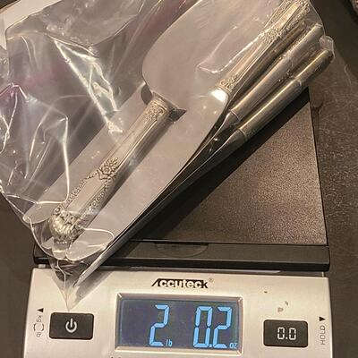 Lot J4: State House Sterling "Inaugural" Service for 12 (Lots of Extras) Over 11lbs.