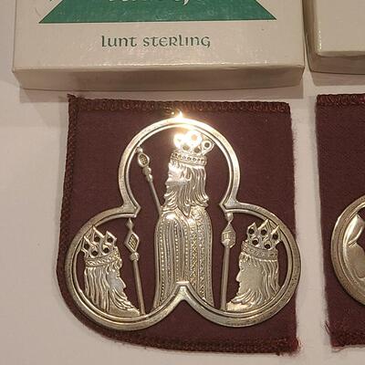 Lot J3: New Vintage Lunt Sterling Silver Ornaments (42 grams)