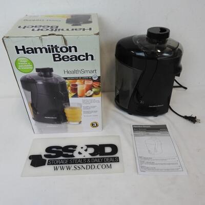 Hamilton Beach Health Smart Juice Extractor - Used - Works Sometimes gets Jammed