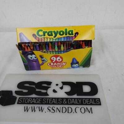 Crayola 96 Crayon Colors Box - Some Broken