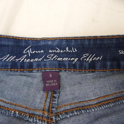 7 Pairs of Jeans Gloria Anderald, Tommy Hilfer, Eddie Bauer, See Sizes in Photos