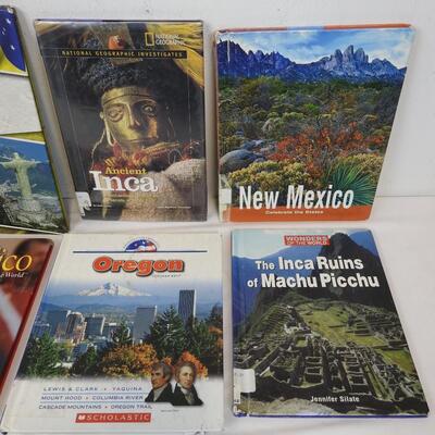 8 Non-Fiction Books about Destinations: Machu Picchu -to- Egypt