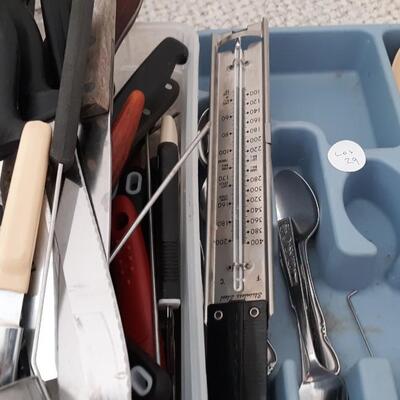 Lot  of Kitchen Utensils and Spoon rests.