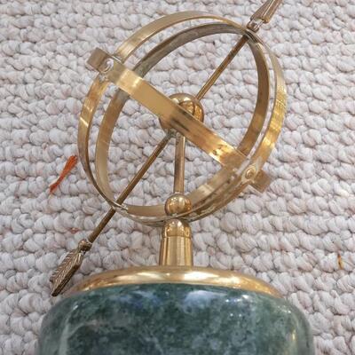Lot Includes a Vintage Oil Lamp, Brass Items, and Decor