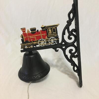 Cast iron  Train Bell  wall/Door mount