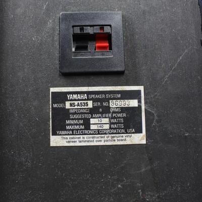 Pair of Yamaha NS-A535 3 Way Bookshelf Speakers