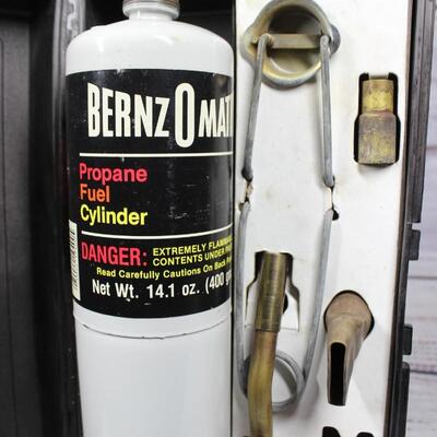 Bernz O Matic Hand Held Basic Propane Blow Torch Tip Kit Set with Plastic Box