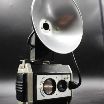 Antique Vintage Kodak Brownie Reflex Synchro Model with Flash