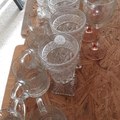 Lot of Wine Glasses and Others