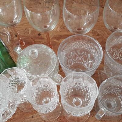 Lot of Wine Glasses and Others