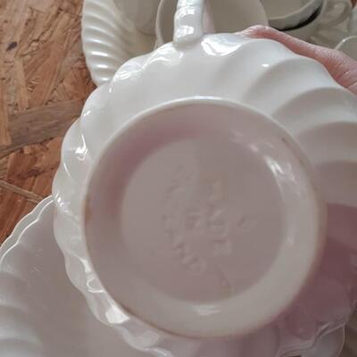 Lot of Vintage White Dishes from England