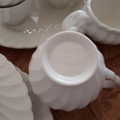 Lot of Vintage White Dishes from England
