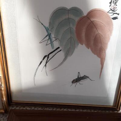 Lot Includes Art and a Mirror