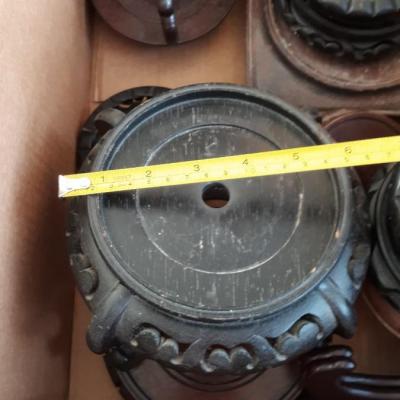 Lot Includes a Box of Various Plant Stands