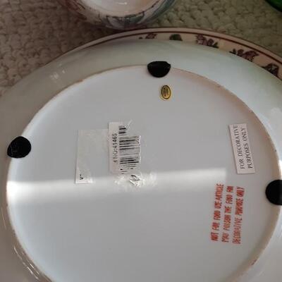 Lot of Decorative Plates, Decor, and Other Items