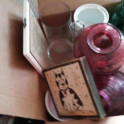 Lot Includes Vintage Home Decor, Cooking Pot, and Other Items