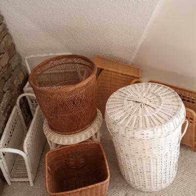 Lot Includes an Amazing Amount of Wicker