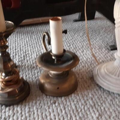 Lot Includes Three Vintage Lamps