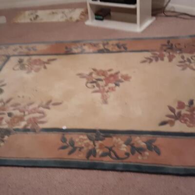 Lot Includes Nice Wool Rug