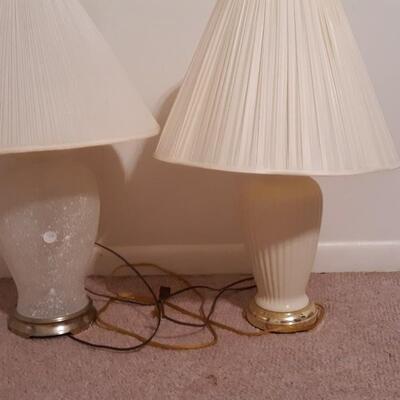 Lot Includes Two Lamps