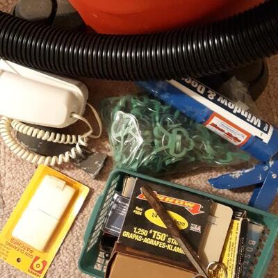 Lot Includes a Shop Vac and Various Other Items