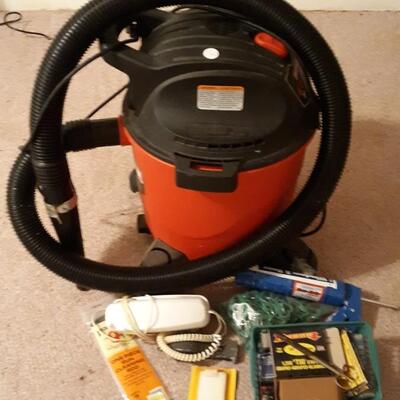 Lot Includes a Shop Vac and Various Other Items