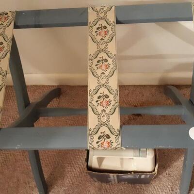 Lot Includes Vintage Luggage Rack and Vintage Mixer