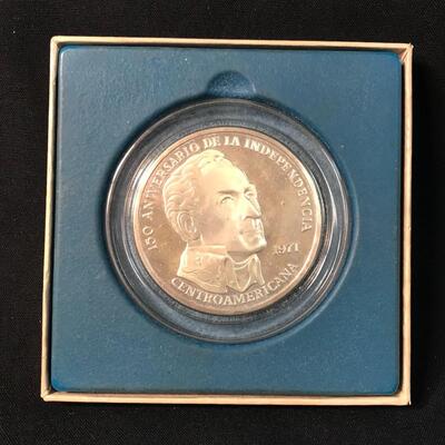 Lot 205: Franklin Mint Sterling Silver 1971 Panama 20 Balboas Coin