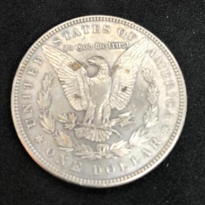 Lot 211: 1889 Silver Morgan Dollar