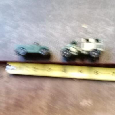 LOT 4  TWO SMALL METAL MILITARY VEHICLES