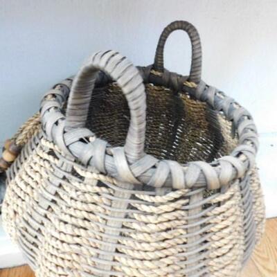 Large Native American Indigenous Hand -Woven Basket
