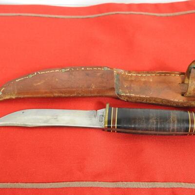 Official Boy Scouts Of America  Bowie Knife With Original Sheath