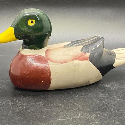 Ceramic Duck Mallard Decoy Figurine