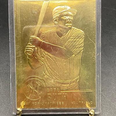 1996 Sealed Gold BABE RUTH #30 Baseball Card New York Yankees