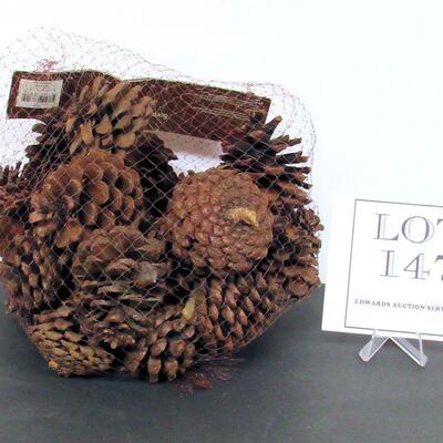 Unopened Bag of Decorative Pine Cones