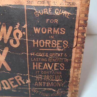Lot 802: Antique "Rust Haven's Climax Wood Crate Box (New Brunswick, NJ)