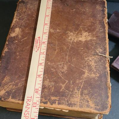 Lot 800B: 1816 Antique Bible & Books