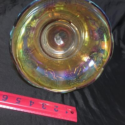 Vintage Carnival Glass Dish/Bowl