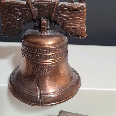 Lot 789: Vintage Liberty Bell Bank and Uncle Sam Bank