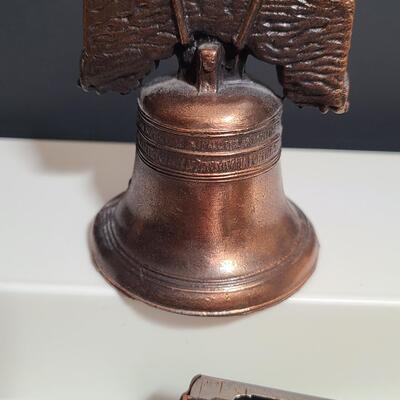 Lot 789: Vintage Liberty Bell Bank and Uncle Sam Bank