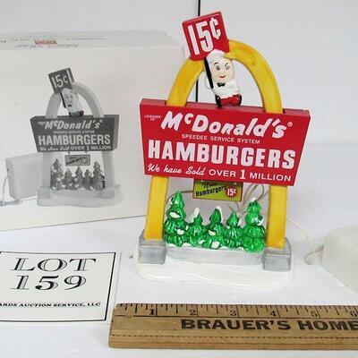 Older Dept 56 McDonald's Sign in Box