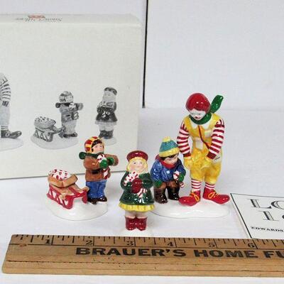 Vintage Dept 56 McDonald's 3 Pc Figurine Set