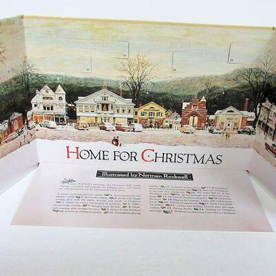 Norman Rockwell Home For Christmas Advent Book